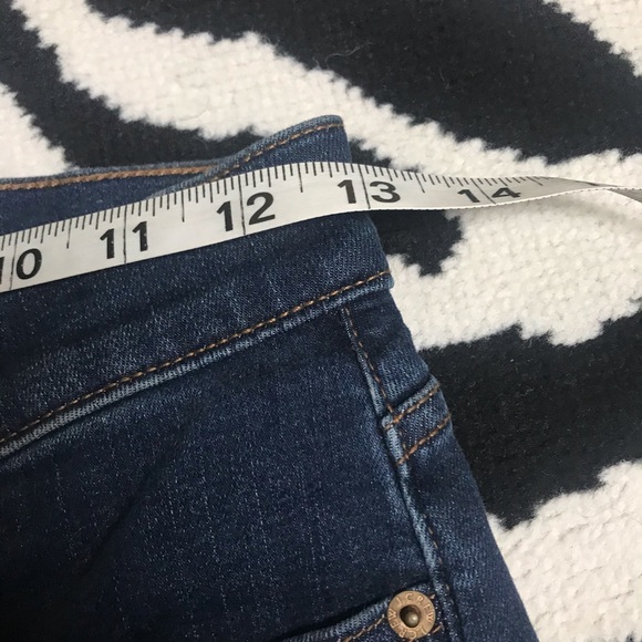 J Crew High Rise Skinny Jeans Exposed Buttons Size 25 - Picture 10 of 13